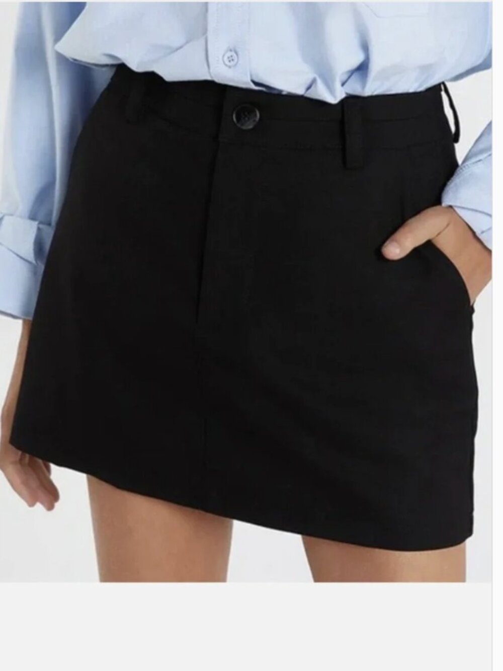 "DYLAN" Black Mini Skort from Diish, Size 2